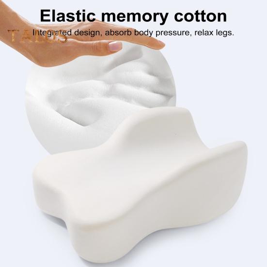 Подушка для ног Comfort Knee для спящих на боку, подушка для ног из пены с эффектом памяти для облегчения боли в спине и пояснице, эргономичная подушка для ног с регулируемым ремнем