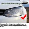 Для Volkswagen VW Polo MK5 Дорестайлинг 2010-2013 Прозрачный корпус Передние фары Линза Оболочка Крышка Плафон