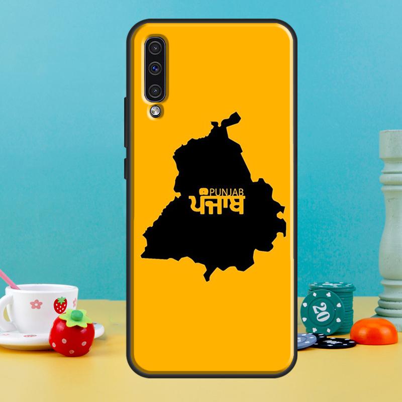 Punjab Map Outline Case For Samsung Galaxy A16 A56 A15 A22 A52 A32 A54 A14 A26 A36 A55 A35 A05 A06 A53 A33 A13