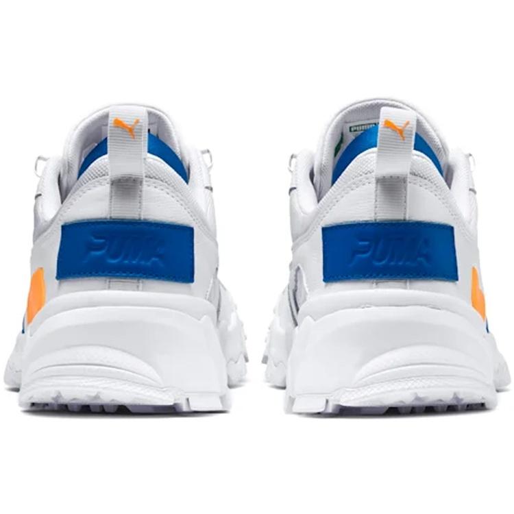 PUMA Trailfox Leather White Blue Yellow Men's 369470-01