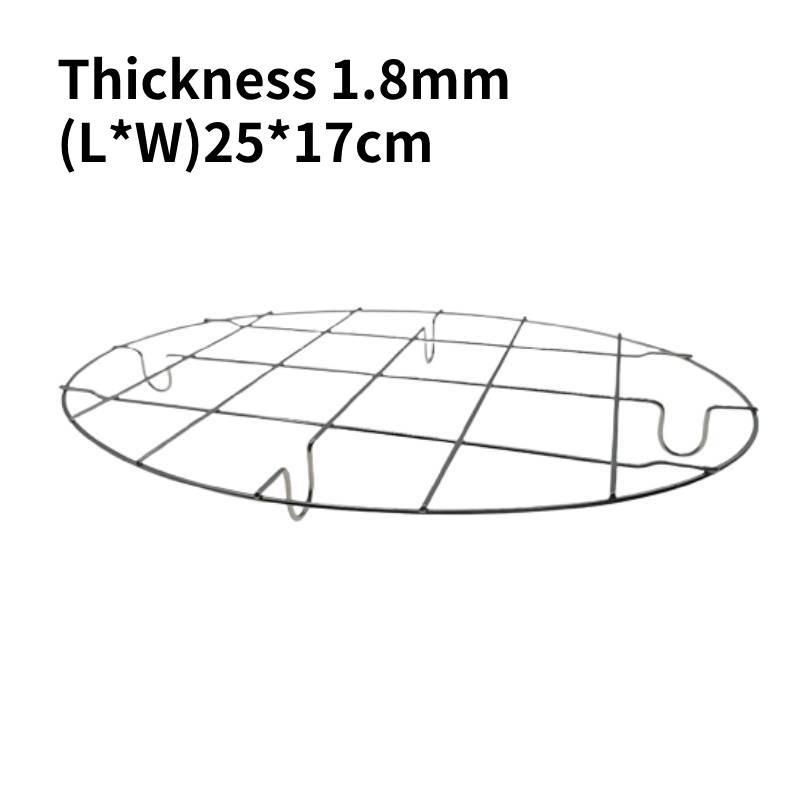 Премиальная подставка-пароварка из нержавеющей стали 304 Многоцелевая Толстая Овальная конструкция 250 мм на 170 мм Идеально подходит для домашнего использования