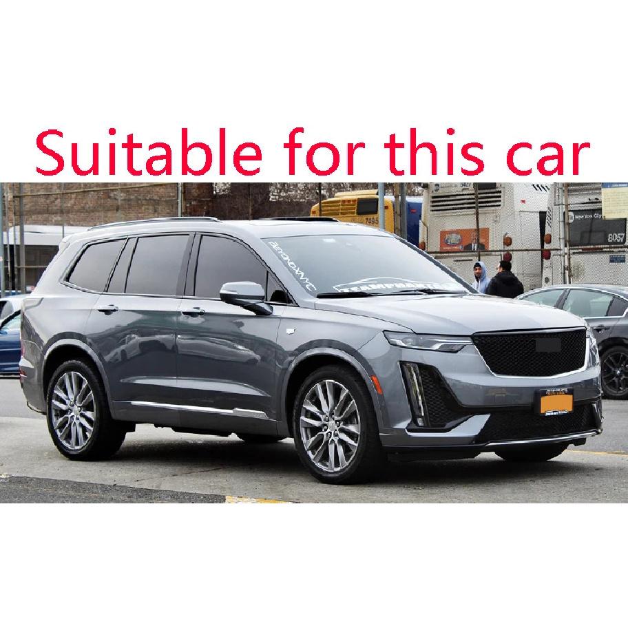 Для Cadillac XT6 Автоаксессуары АБС Хромированная Накладка на Спойлер Заднего Окна Боковой Двери Накладка Декоративная Накладка