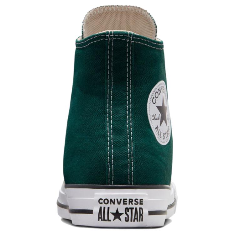 Converse Chuck Taylor Hi Чешуя дракона Удобные высокие парусиновые кеды Унисекс Зеленый A04544C