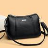 Женская сумка через плечо, городская простая мягкая кожаная сумка на одно плечо, сумка для мам среднего возраста