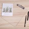 Durable Multifunctional Transparent Writing Board and Portable Colored Folder Clip