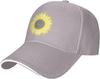 Sunflower Print Polyester Baseball Cap Casual Sun Protection Unisex Adult Trucker Hat