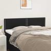 vidaXL Kopfteile Schwarz 144x5x78/88 Cm Kunstleder