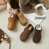 Интернет-знаменитости с той же хлебной обувью Birkenstock 6.5 вельветовые теплые туфли на платформе на липучках женские ретро одинарные туфли с увеличением роста