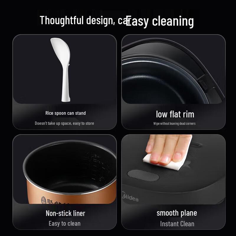 Midea 3-литрая умная многофункциональная электрическая рисоварка, штепсель CN (адаптер в комплекте)