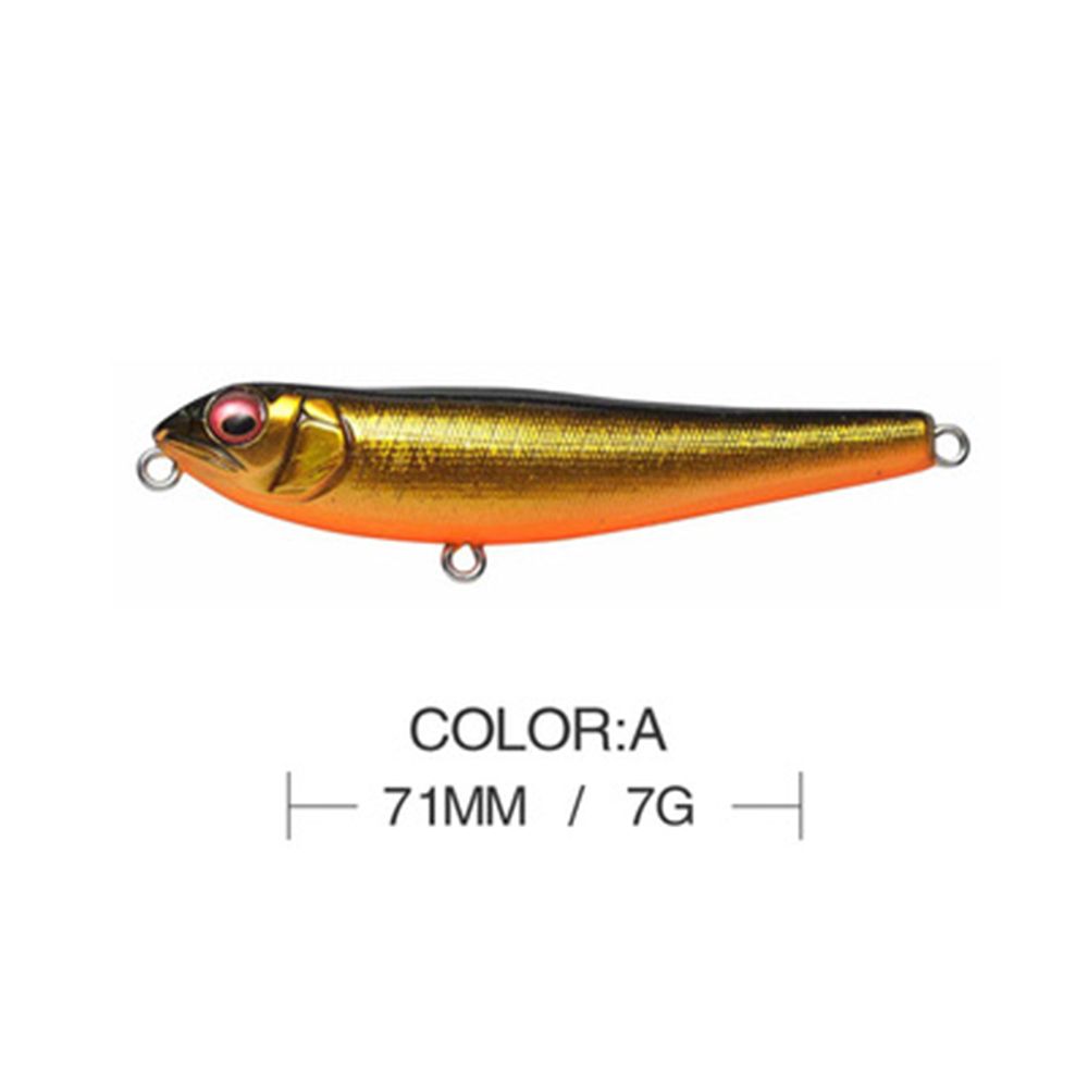 Outdoor Tackle Useful Minnow Lures Pencil Baits with Steel Ball Fish Hooks Winter Fishing
