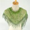 Women Triangle Bohemian Floral Tassel Scarves Shawl Female Spring Summer Headband Scraves