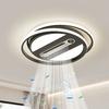Modern  lamps bedroom foldingfan ceiling fan with led light and control ceiling lamp for living room lighting