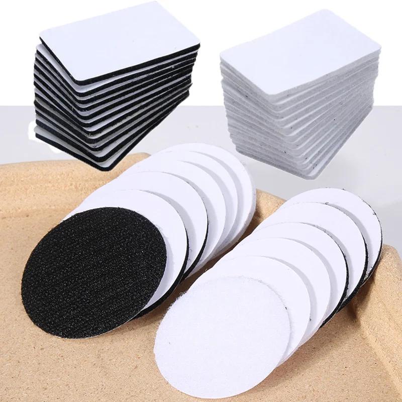 60mm 40mm Self Adhesive Fastener Dots Stickers Black White Adhesive Tape Household Antiskid Sticker Hook and Loop Sofa Carpet