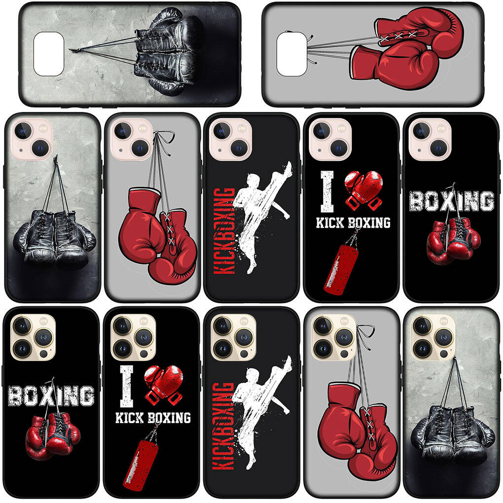 Phone Case for Samsung Galaxy S25 S23 S22 S24 Ultra FE A05 A06 A15 A16 A36 A37 A35 A54 A55 A56 A57 A25 A26 A53 Strong Boxing Gloves Kickboxing Cover