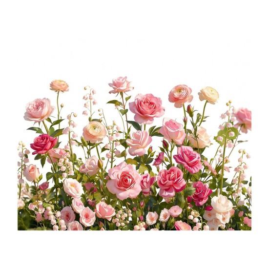 Белый цветок Статичная наклейка на стекло Съемная Водонепроницаемая ПВХ Цветочная Статическая наклейка на окно Весенний Декор для дома Офиса Гостиной Наклейка