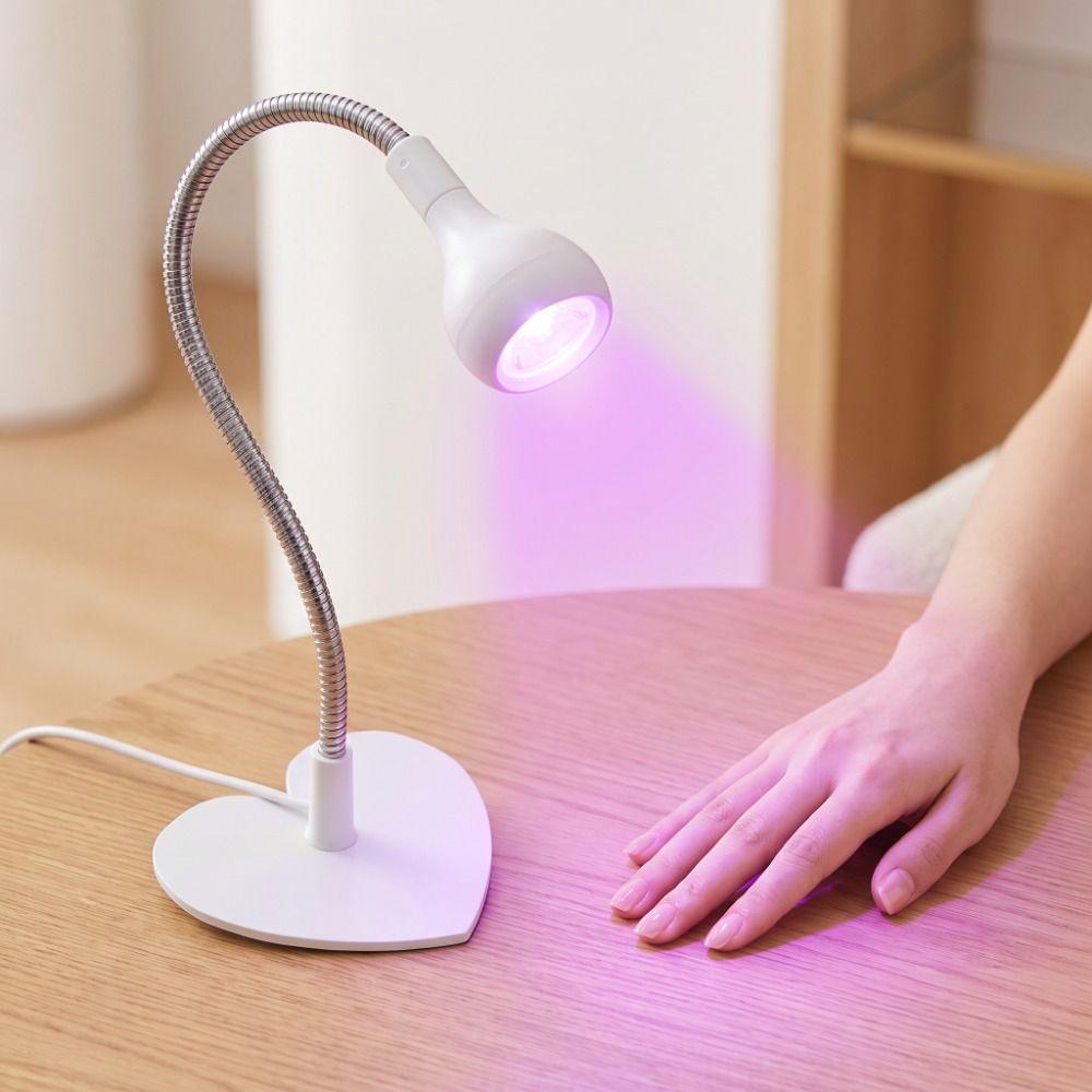 USB Plug In UV LED Nail Lamp Quick Drying Gel Polish Curing Dryer Nail Drying Lamp Salon Use