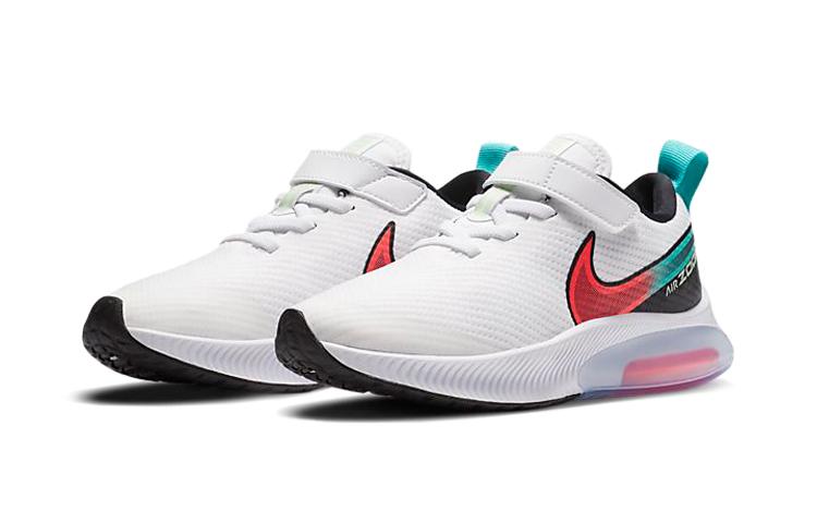 Nike Кроссовки для бега Nike Air Zoom Arcadia с амортизацией, низкие, белые с красным и синим, для детей 3-7 лет DA1245-101