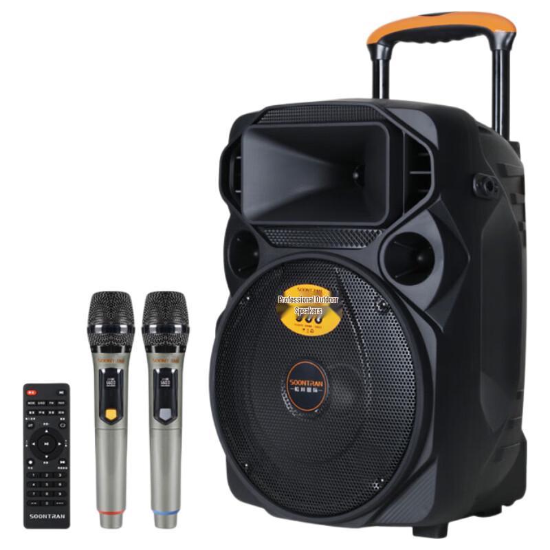 Портативная Bluetooth PA-колонка Songchuan A12-66, штепсель CN (адаптер в комплекте) (Китайская версия)