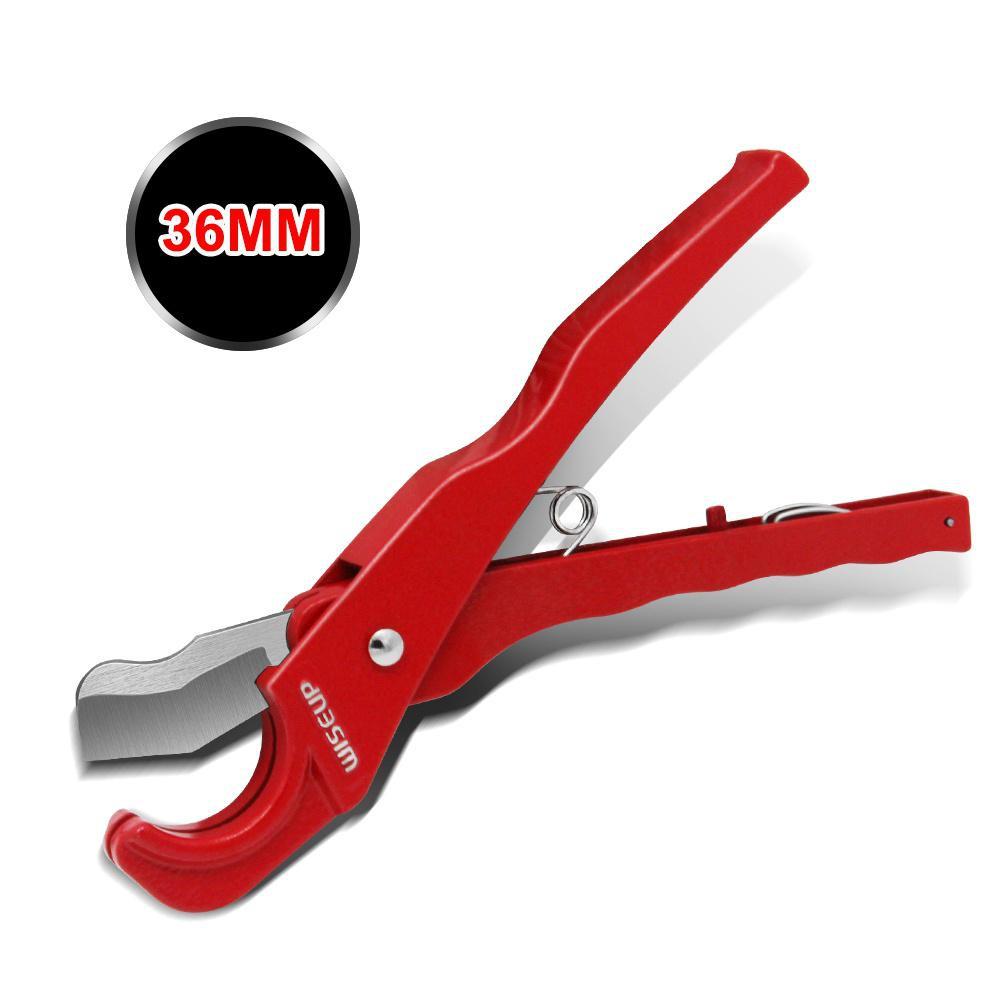 WISEUP Трещоточный резак для труб из ПВХ, сверхмощный инструмент для резки пластиковых труб из PPR, ножницы для шлангов для домашней работы и сантехников, ручные инструменты