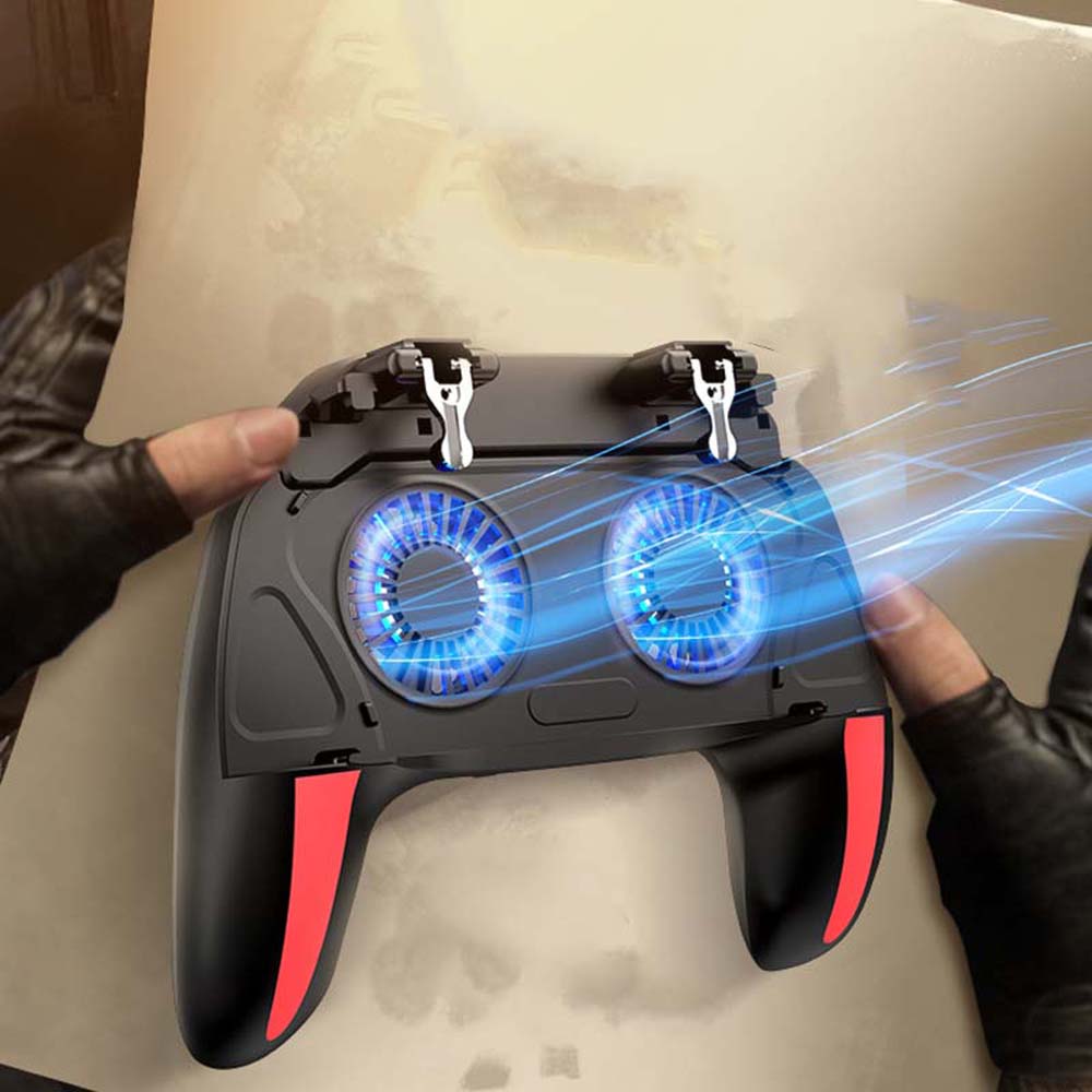 Fan Handheld Grip Cooler for Phones Pubg Trigger Joystick Game Controller Games Accessories Gamepad