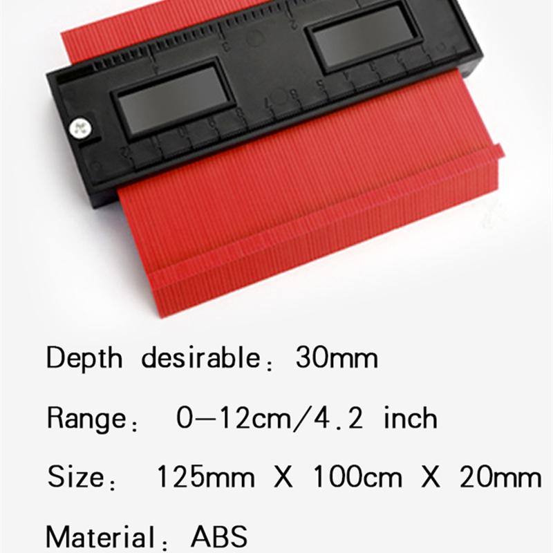 Профиль Контур Калибр Линия Копировальная линейка Шаблон для резки Строительство Деревообработка Измерительный инструмент Инструмент для керамической плитки