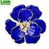 Beautiful Large Flower Brooches For Women Enamel Fashion Jewelry Colors Available