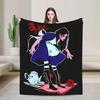 Игровое одеяло Dark Alice Madness Returns Супер теплое Новинка Плюшевое постельное белье Пледы Домашний декор Фланелевое покрывало Покрывало для кровати