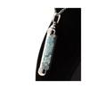 Pierres et Minéraux. Collier Aigue-Marine brut. Modèle tube 50 mm.