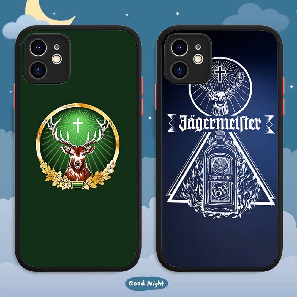 Hot J-JaegermeisterS Phone Case For iPhone 16 15 14 11 12 13 Pro Max Plus 12 XS Max Back Cover Matte Case