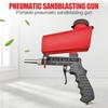 90psi Portable Gravity Sandblasting Gun Aluminium Pneumatic Sandblaster Spray Gun Sand Removal Blasting Power Machine