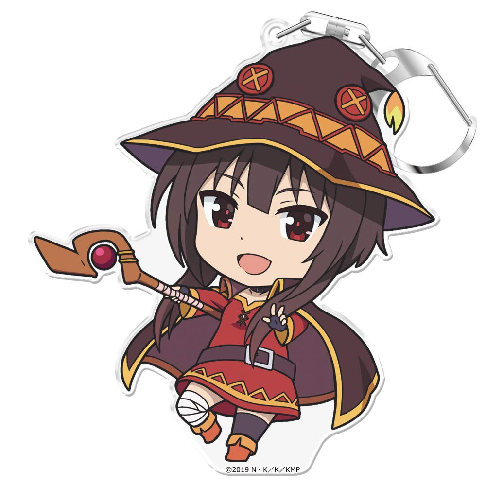 Movie Blessing on This Wonderful Legend of Crimson Keychain Megumin KonoSuba God's World! Punikore! (with stand)