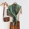 Womens Silk Scarf 110cm Large Square Shawl Air Conditioning Office Fashion Luxury