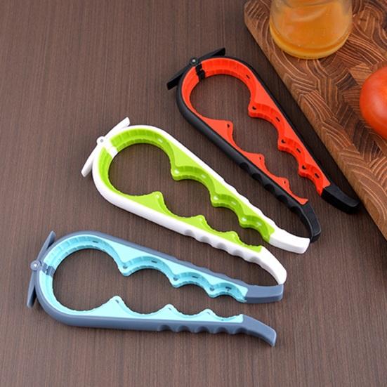 5 In 1 Bottle Opener Easy Grip Jar Opener for Arthritis Hands Quick Opening