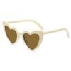 Heart Shaped Sunglasses Vintage Trendy Street Shooting Shades Uv Protection Irregular Fashion Pink Heart Sun Glasses For Women
