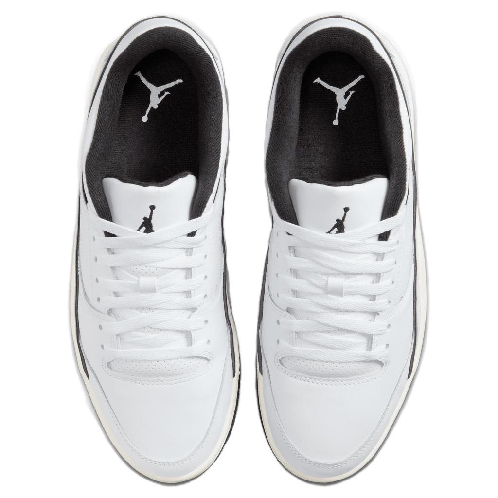 Air Jordan Flight Court White Black Unisex Sneakers Sail HF3255-100