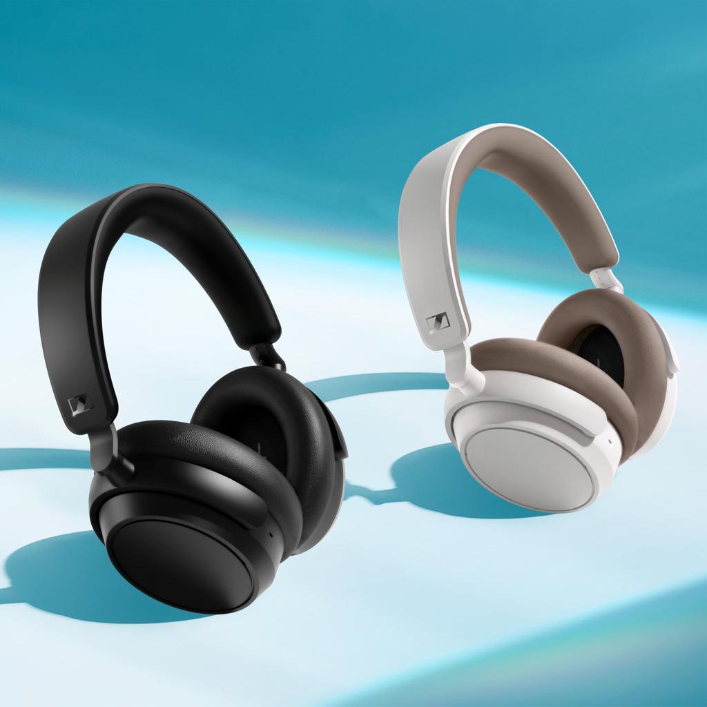 Беспроводные наушники Sennheiser ACCENTUM Plus Wireless White с высокопроизводительным драйвером, 50 часов воспроизведения, гибридное адаптивное шумоподавление, четкие звонки