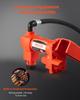 Fuel Transfer Pump 230V, 15 GPM 57 L/min, AC Electric Oil Transfer Pump, with Auto Shut-Off Fuel Nozzle & Discharge Hose, High Flow Kit for Gasoline,