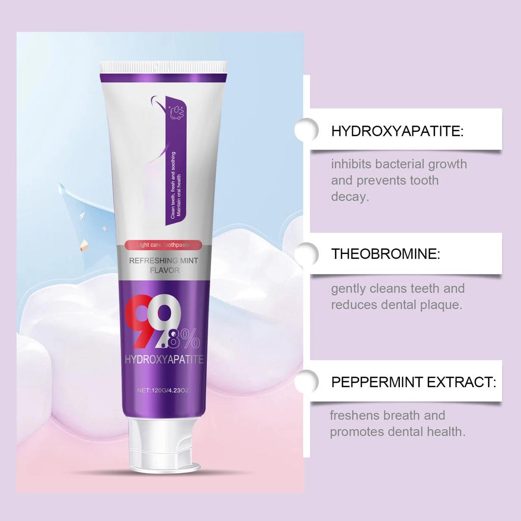 120g Teeth Whitening Toothpaste Reduce Yellow Protect Tooth Enamel Fresh Breath Oral Cleaning Teeth Gum Care Toothpaste