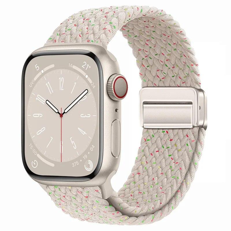 Нейлоновый ремешок для Apple Watch 44 мм, 45 мм, 49 мм, 42 мм, 38 мм, 40 мм, 41 мм, ремешок для часов, браслет для iWatch Series Ultra 9, 8, 7, 6, 5, 4 SE, 3 ремешка