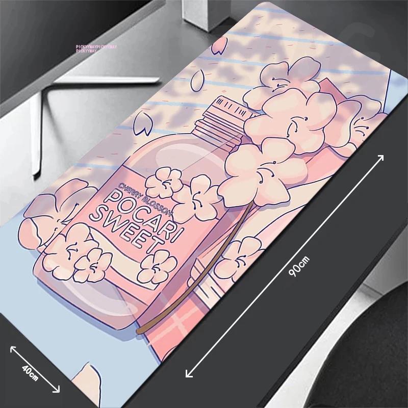 Cute Mouse Pads Gaming Mousepad Waterproof Gamer Mouse Mat Rubber Keyboard Mats Desk Pad Mousepads XXL xcm For Computer