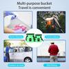 12/20L Outdoor Camping Foldable Bucket with Portable Handle Waterproof Multifunctional Car Washing Fishing Collapsible Water Storage Pail