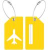 1PCS Plane Style  Luggage Tags Women Travel Accessories Silica Gel Suitcase ID Address Holder Baggage Boarding Tag Bag Label