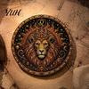 Relaxing Craft Kit for Stress Relief Zodiac Sign Faux Pearl Art Kit, 12 Signs DIY Painting Personalized Gift Kits, Round 3D Constellation Wall Adults,