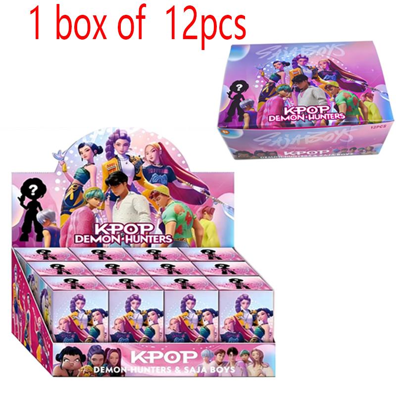 New Hot Kpop Devil Hunter Rumi Zoe Mira Anime Polyvinyl Chloride Character Collection Childrens Gift Hot Anime Dolls 5D Eyes