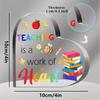 "Teaching Is a Work of Heart" Keepsake - Acrylic Teacher Appreciation & Graduation Gift