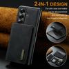 DG.MING M1 Series for Samsung Galaxy Z Fold7 5G Phone Case PU + TPU + PC Back Cover with Magnetic Tri-Fold Wallet Kickstand