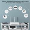 Wi-Fi Подвесная полка Роутер Сетевой фильтр с розетками ТВ Приставка для ТВ Скрытый держатель для кабелей Плавающая полка Настенный держатель Органайзер для хранения