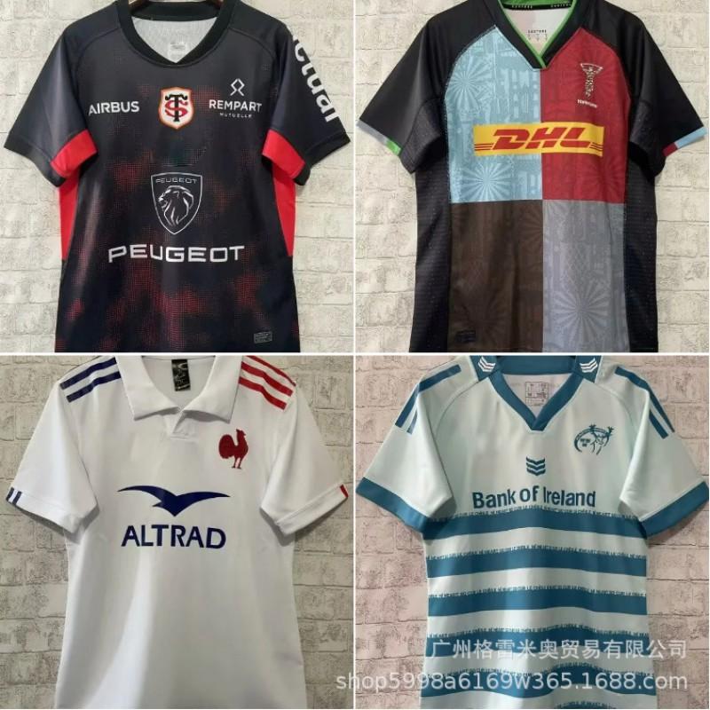 Soccer Training Jersey Men Women Rugby Series 2425 Samoa New Zealand Munster Anist Jester Lens Short Sleeve Breathable