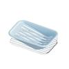 Durable Double-Layer Soap Box Plastic Slanted Drainage Soap Dish Waterproof Thickened Soap Storage Holder Bathroom