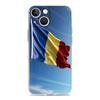 Чехол для телефона iPhone 17 Air Cases iPhone 16 15 12 13 14 Pro Max SE 7 8 Plus iPhone11 Прозрачный Мягкий Чехол Флаг Румынии